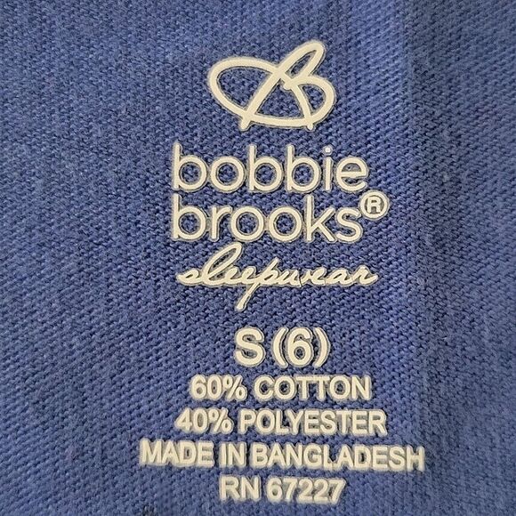 Bobbie Brooks Sleepwear Women's Blue Flannel Snowman Pajama Set - Picture 3 of 16